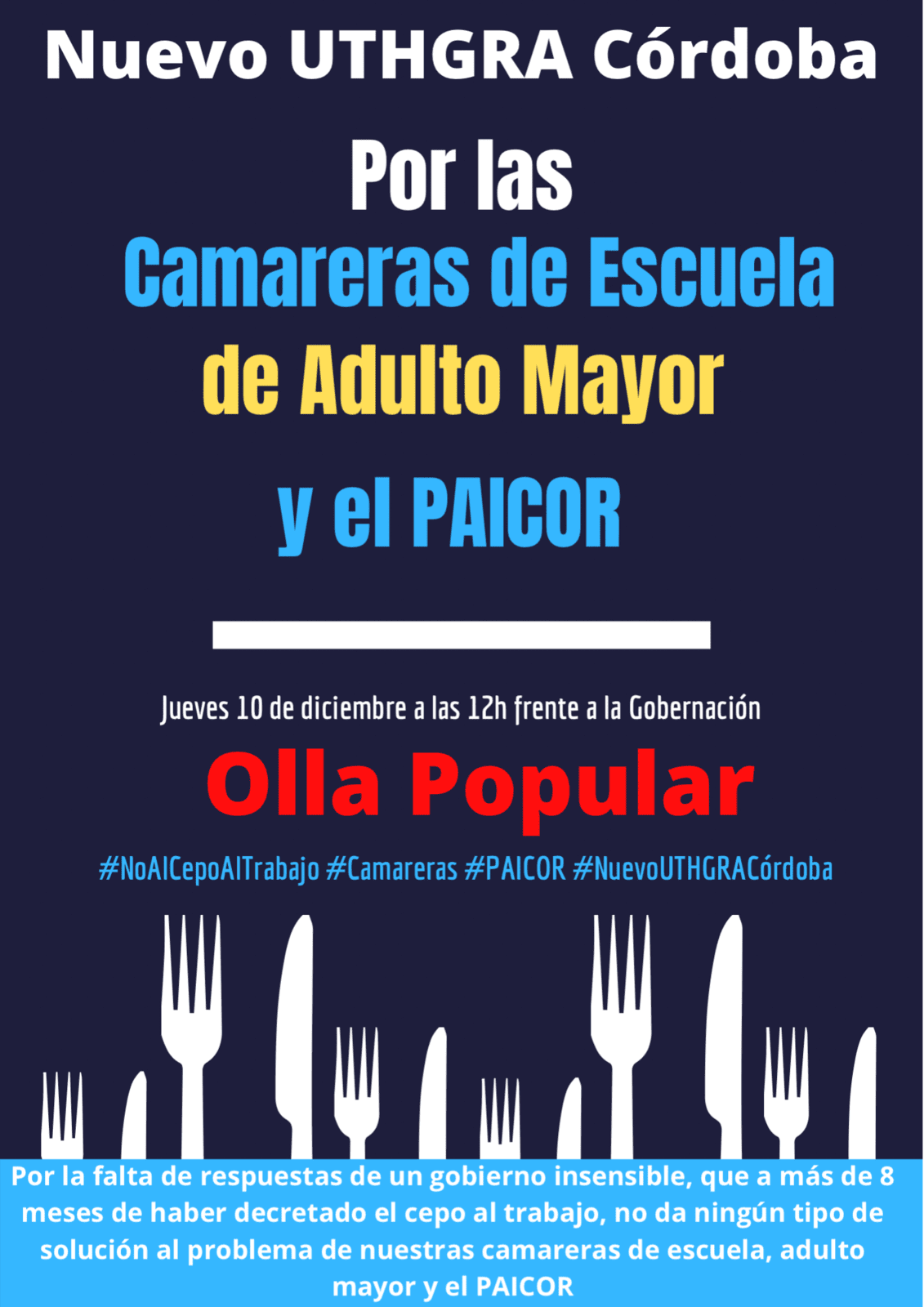 Olla Popular por nuestras Camareras